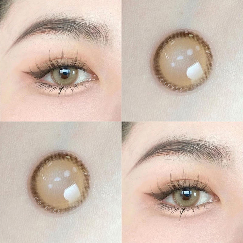 Coleyes Hybrid Brown Yearly Colored Contacts - image 4
