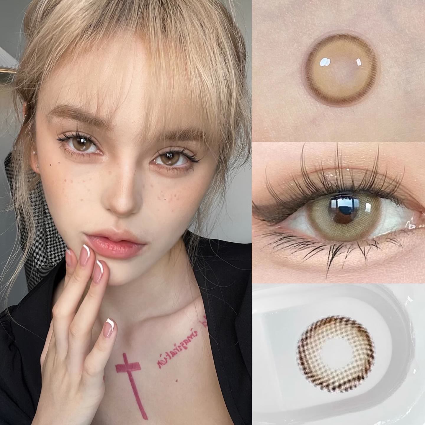 Coleyes Hybrid Brown Yearly Colored Contacts - image 6