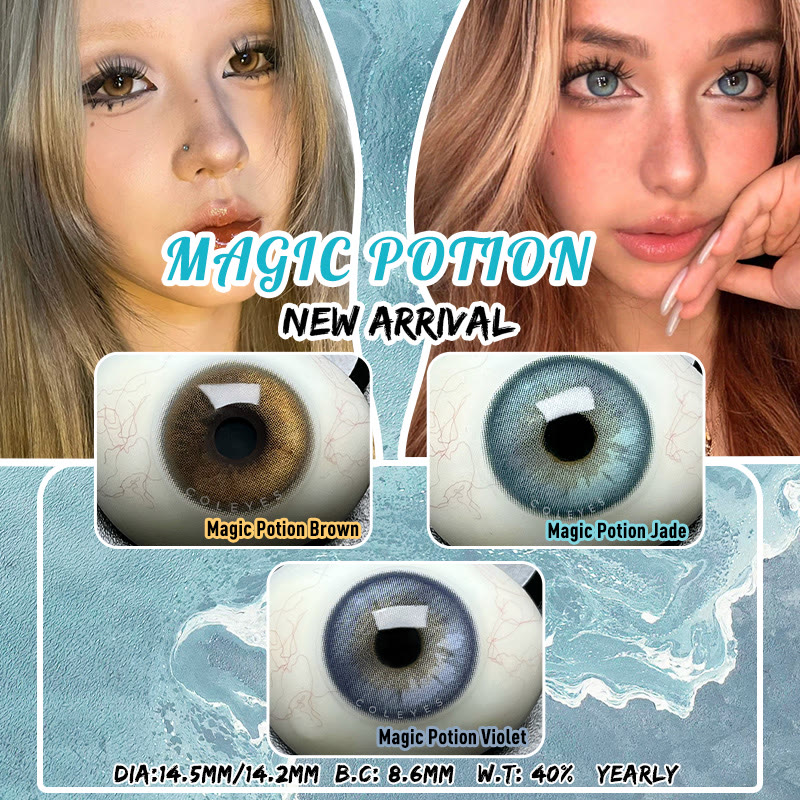 Coleyes Magic Potion Jade Prescription Yearly Colored Contacts - image 15