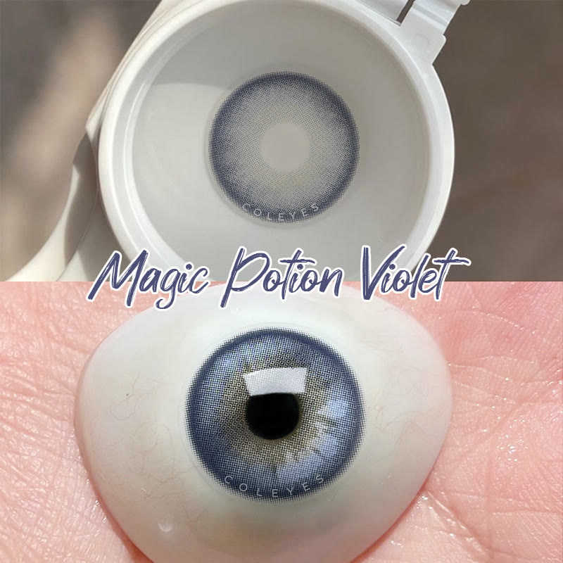 Coleyes Magic Potion Violet Yearly Colored Contacts - image 5