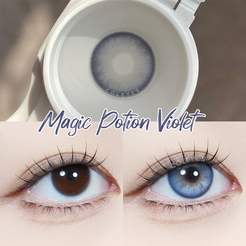 Coleyes Magic Potion Violet Yearly Colored Contacts - image 4