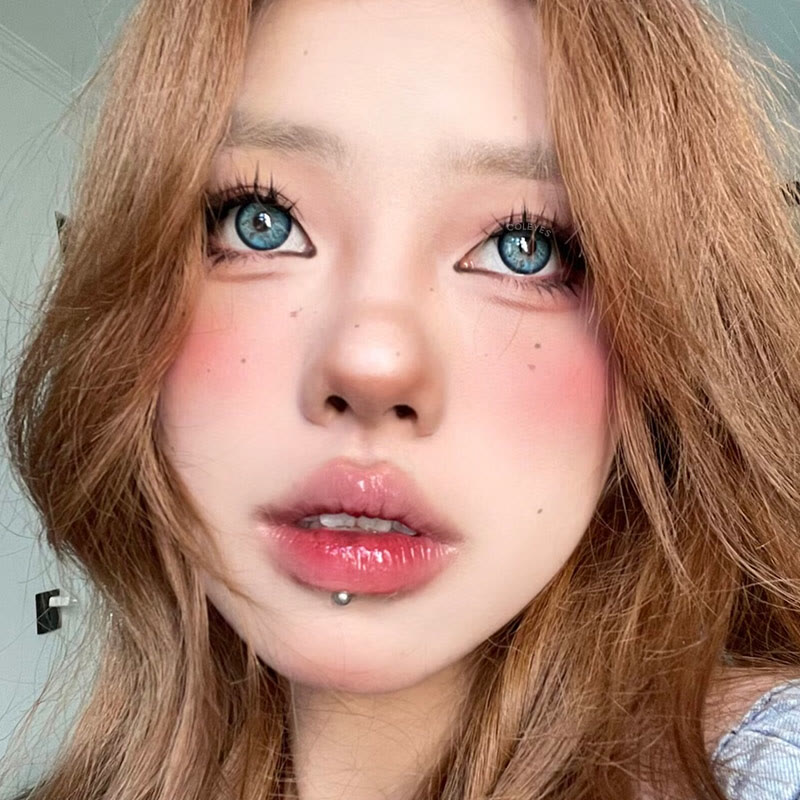 Coleyes Maya Blue Prescription Yearly Colored Contacts - image 10