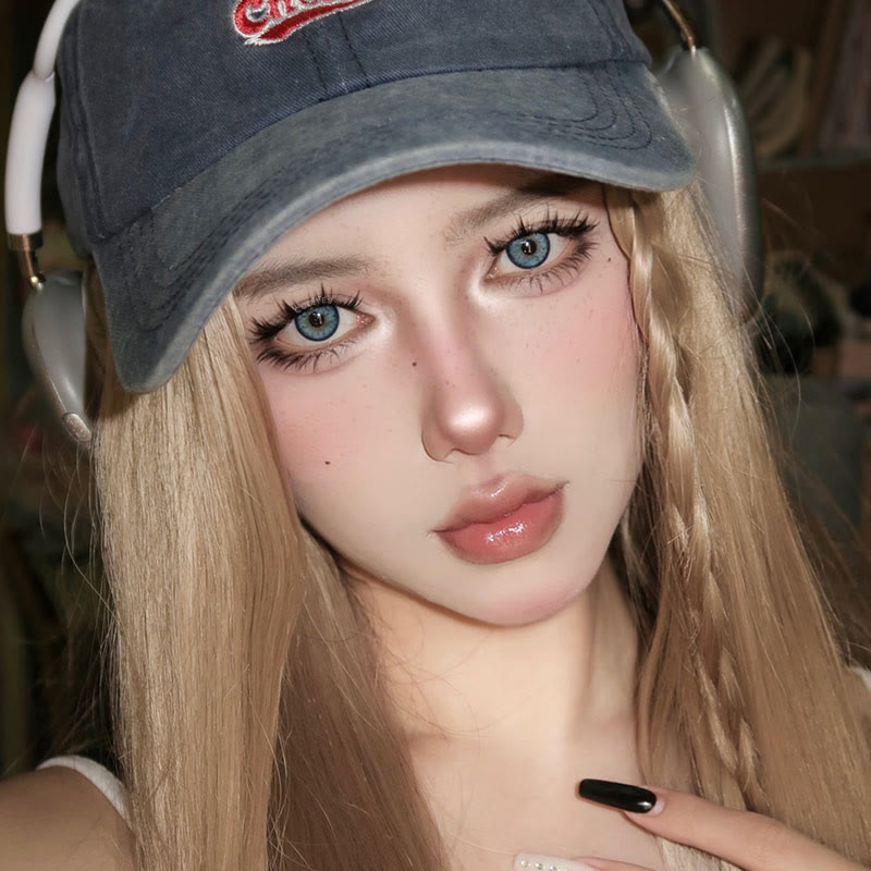 Coleyes Maya Blue Prescription Yearly Colored Contacts - image 11