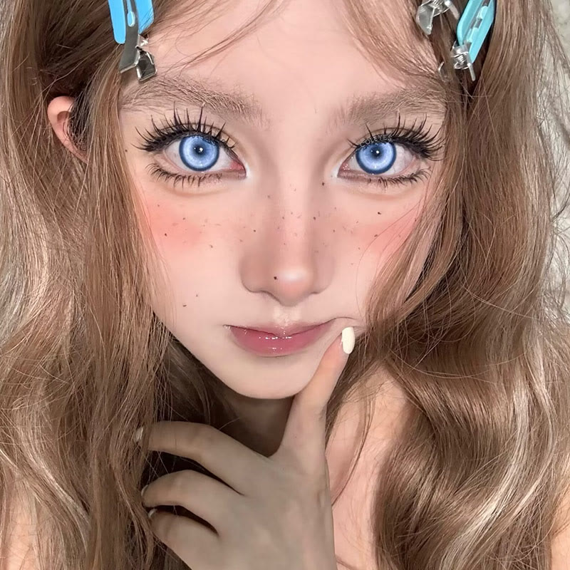 Coleyes Cosmic Blue 1-Day / 1-Year Prescription Cosplay Colored Contacts - image 6