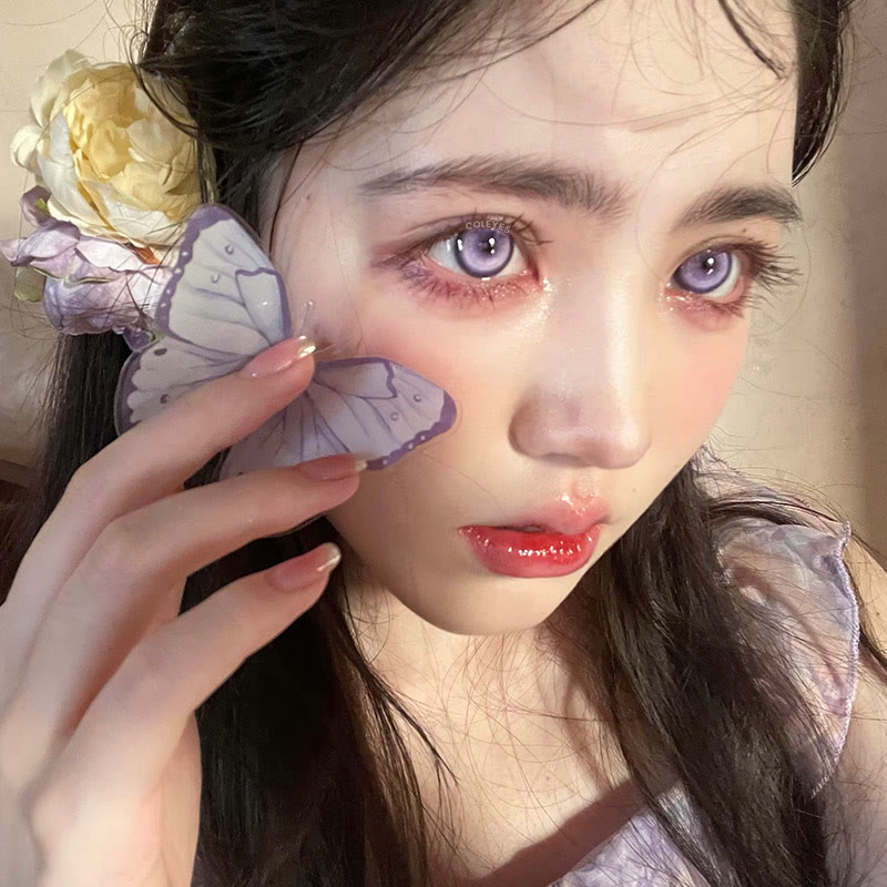 Coleyes Cosmic Violet 1-Day / 1-Year Prescription Cosplay Colored Contacts - image 9