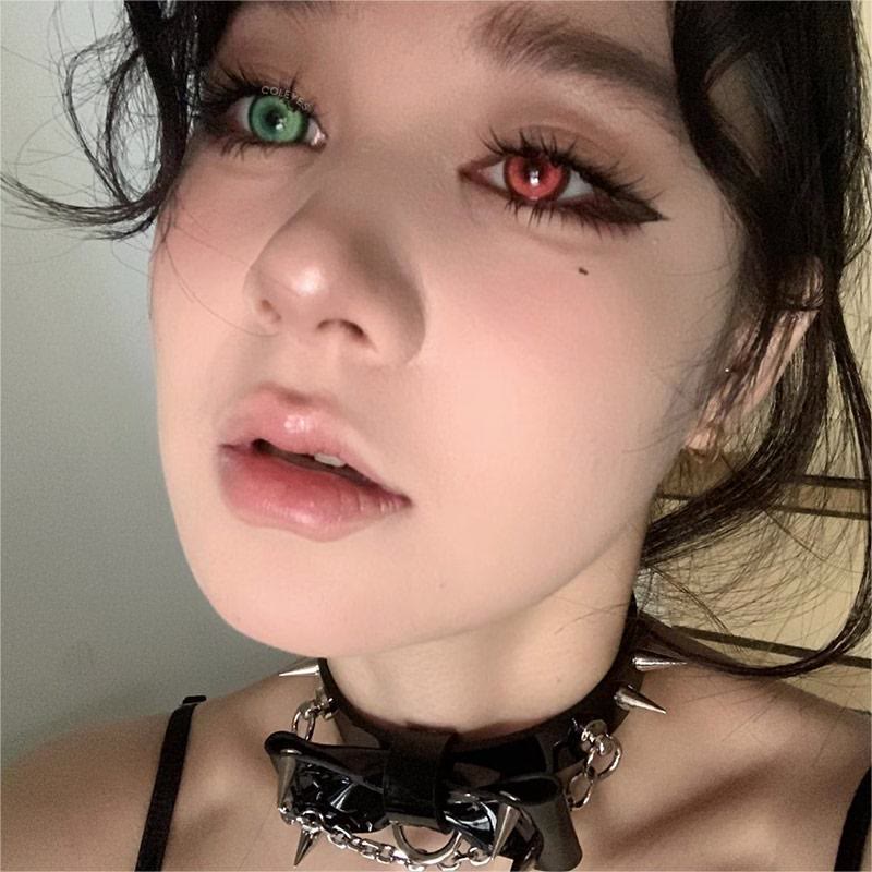 Coleyes Cosmic Green 1-Day / 1-Year Prescription Cosplay Colored Contacts - image 12