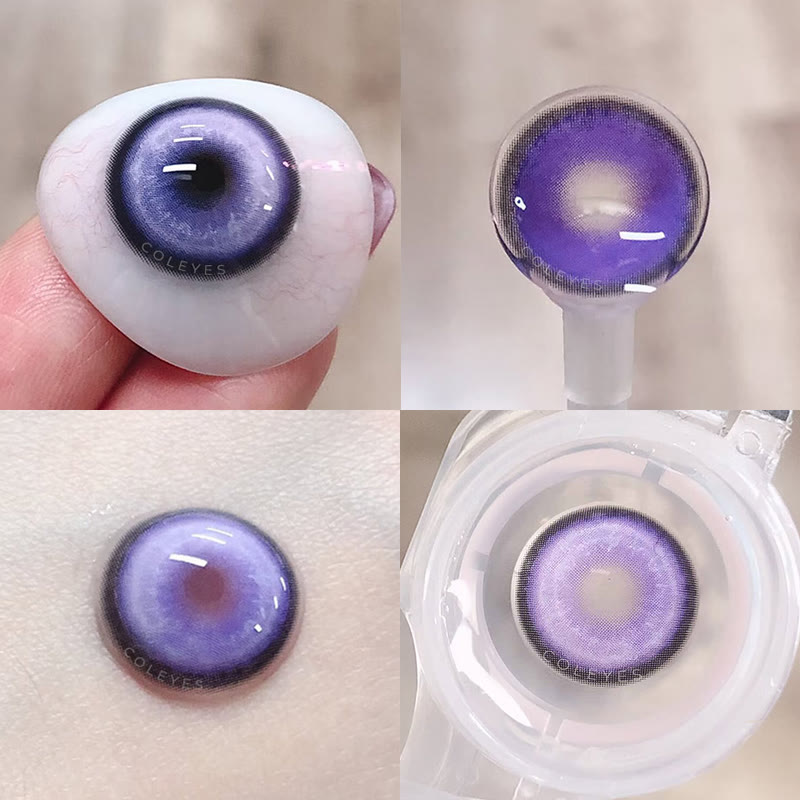 Coleyes Cosmic Violet 1-Day / 1-Year Prescription Cosplay Colored Contacts - image 4