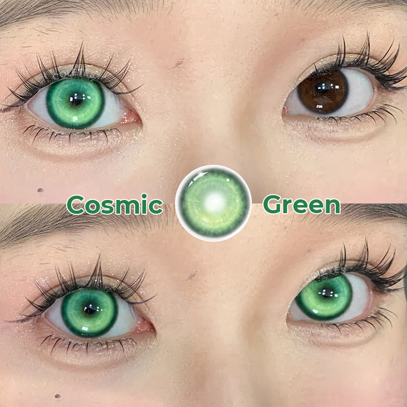 Coleyes Cosmic Green 1-Day / 1-Year Prescription Cosplay Colored Contacts - image 6
