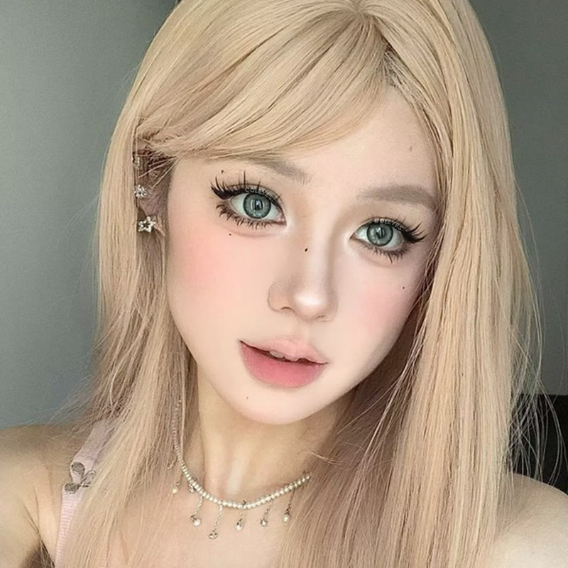 Coleyes Utopia Green Yearly Prescription Colored Contacts - image 10