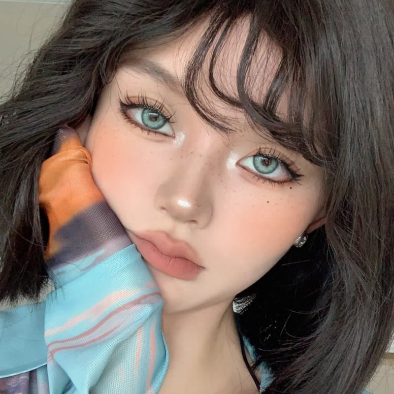 Coleyes Utopia Green Yearly Prescription Colored Contacts - image 6