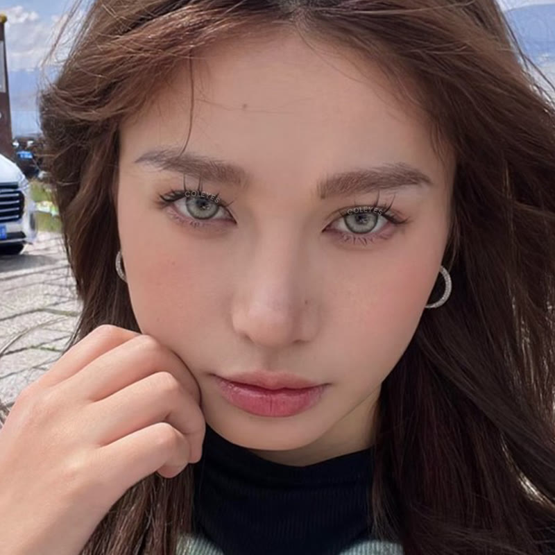 Coleyes Utopia Grey Yearly Prescription Colored Contacts - image 9