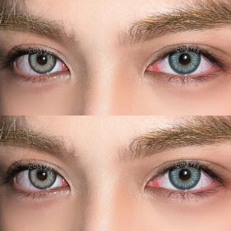 Coleyes Utopia Grey Yearly Prescription Colored Contacts - image 5