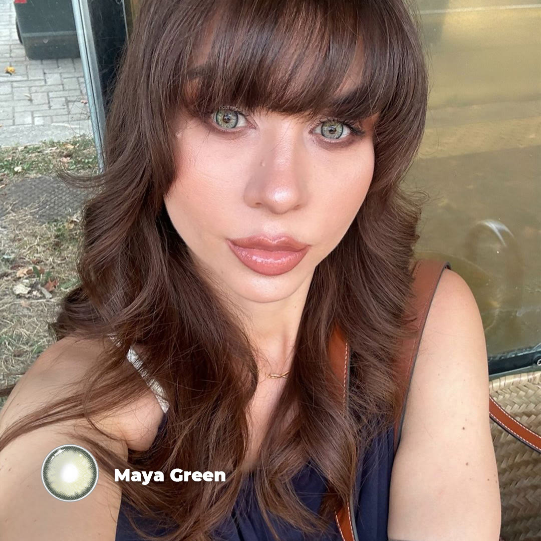 Coleyes Maya Green Prescription  Yearly Colored Contacts - image 11