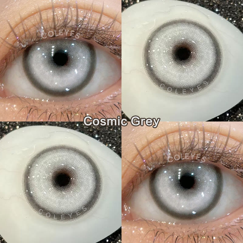 Coleyes Cosmic Grey 1-Day / 1-Year Prescription Cosplay Colored Contacts - image 5