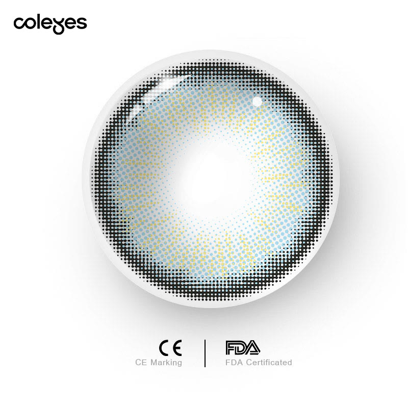 Coleyes Seattle Grey Blue Yearly Prescription Colored Contacts - image 8