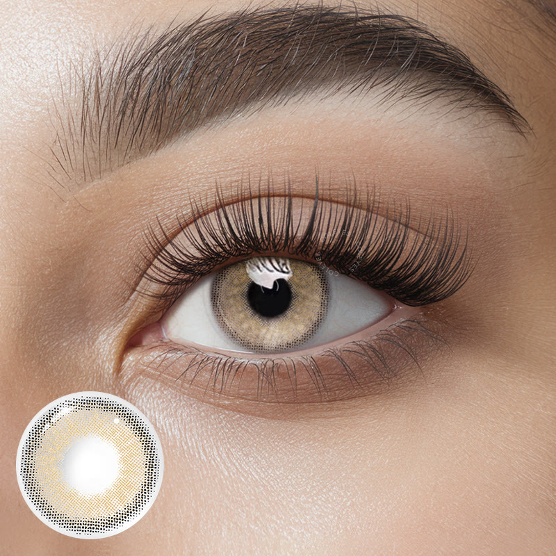 Coleyes Universe Brown Yearly Prescription Colored Contacts - image 1