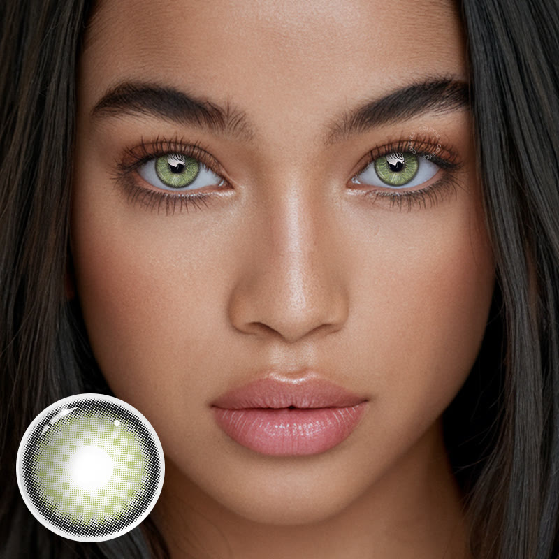 Coleyes Norko Green Yearly Prescription Colored Contacts - image 2