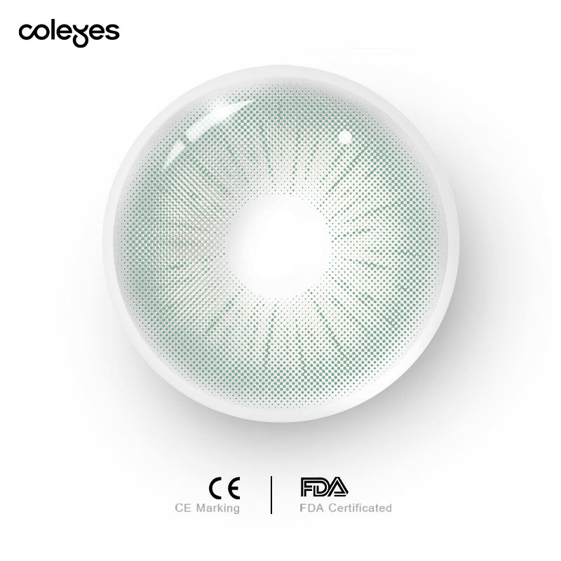 Coleyes Crystal Green Yearly Prescription Colored Contacts - image 13