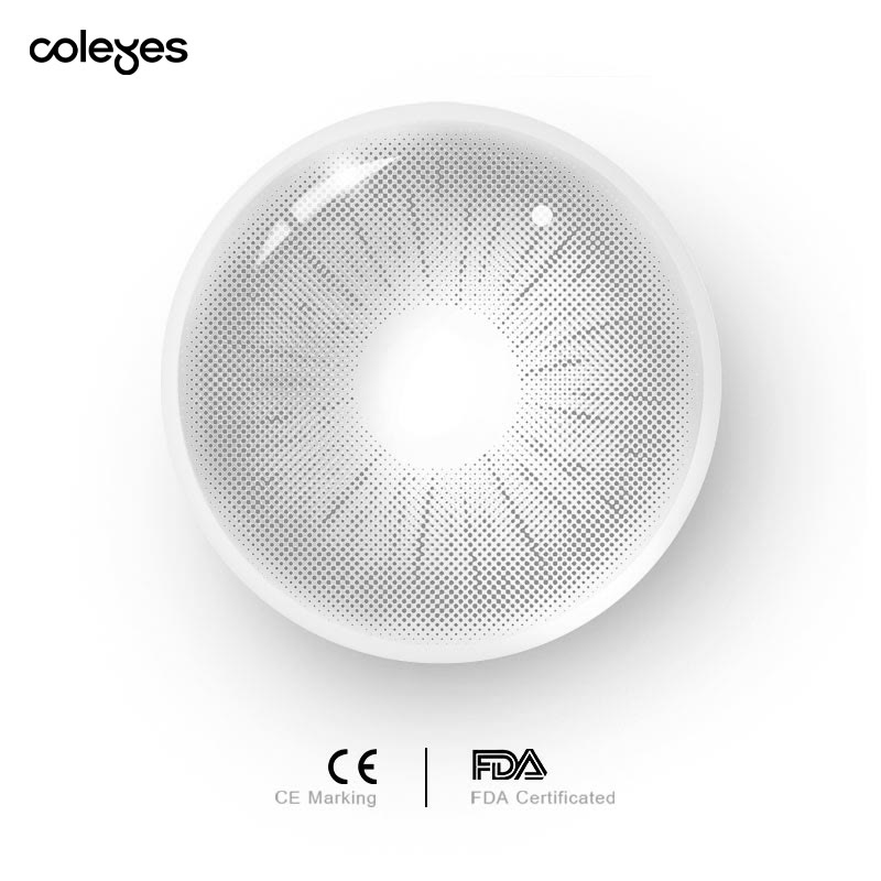 Coleyes Crystal Grey Yearly Prescription Colored Contacts - image 16