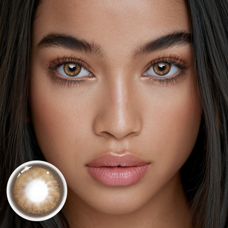 Coleyes Queencard Brown Yearly Colored Contacts