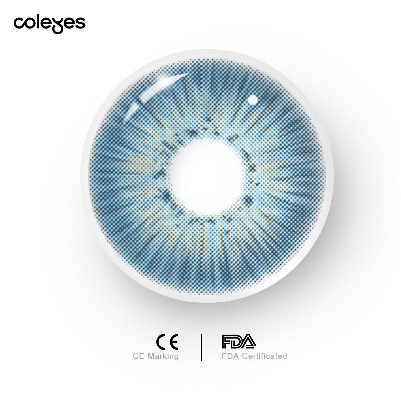 Coleyes New York III Blue Yearly Prescription Colored Contacts - image 12