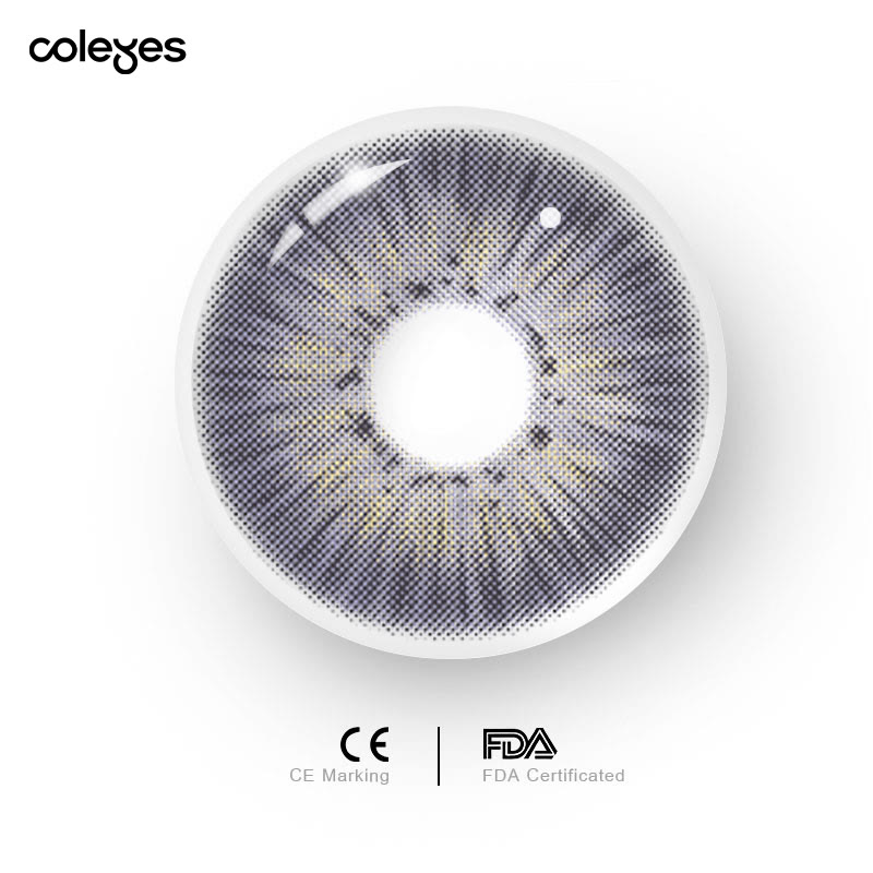 Coleyes New York III Violet Yearly Prescription Colored Contacts - image 11