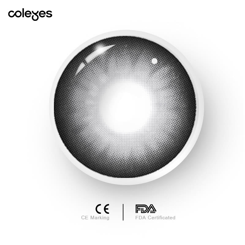 Coleyes Baby Doll Black Yearly Prescription Colored Contacts - image 8