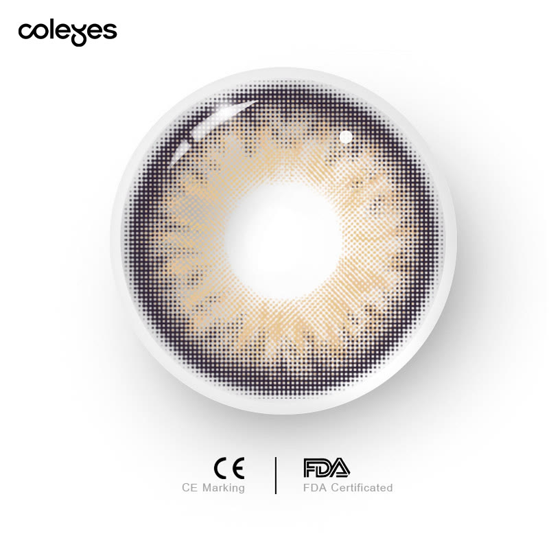 Coleyes Cappuccino Brown Yearly Prescription Colored Contacts - image 8