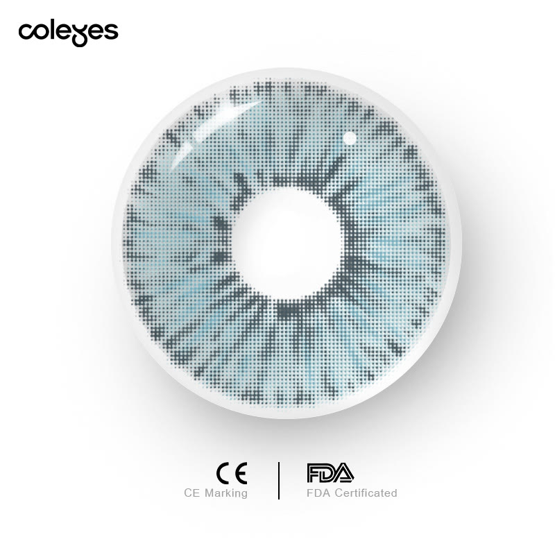 Coleyes Nighthawk Blue Yearly Prescription Colored Contacts - image 9