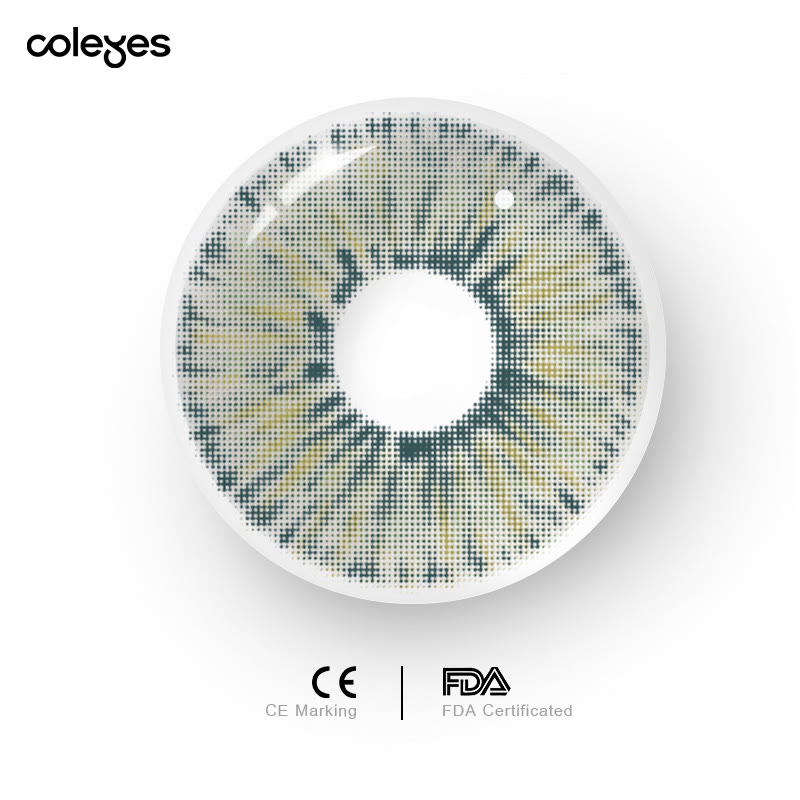 Coleyes Nighthawk Green Yearly Prescription Colored Contacts - image 8
