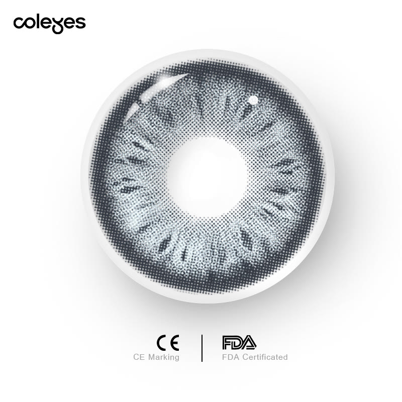 Coleyes Leopard Blue Yearly Prescription Colored Contacts - image 9