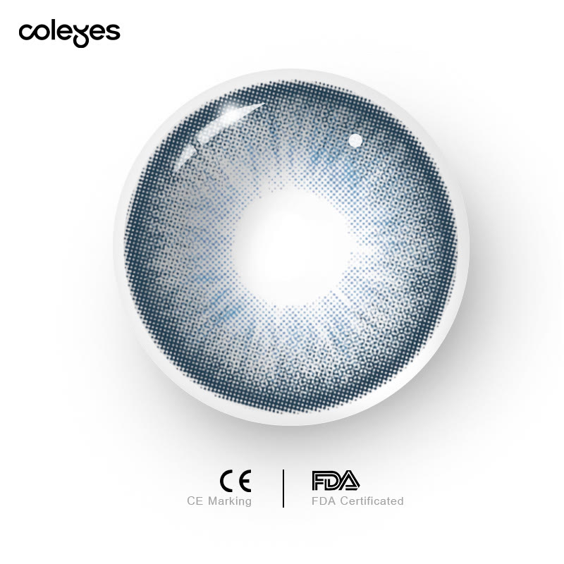 Coleyes Barbie Blue Yearly Prescription Colored Contacts - image 14