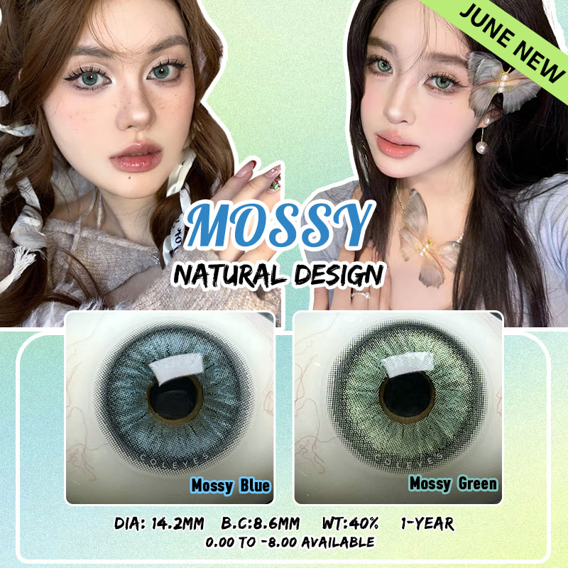 Coleyes Mossy Blue Yearly Prescription Colored Contacts - image 7