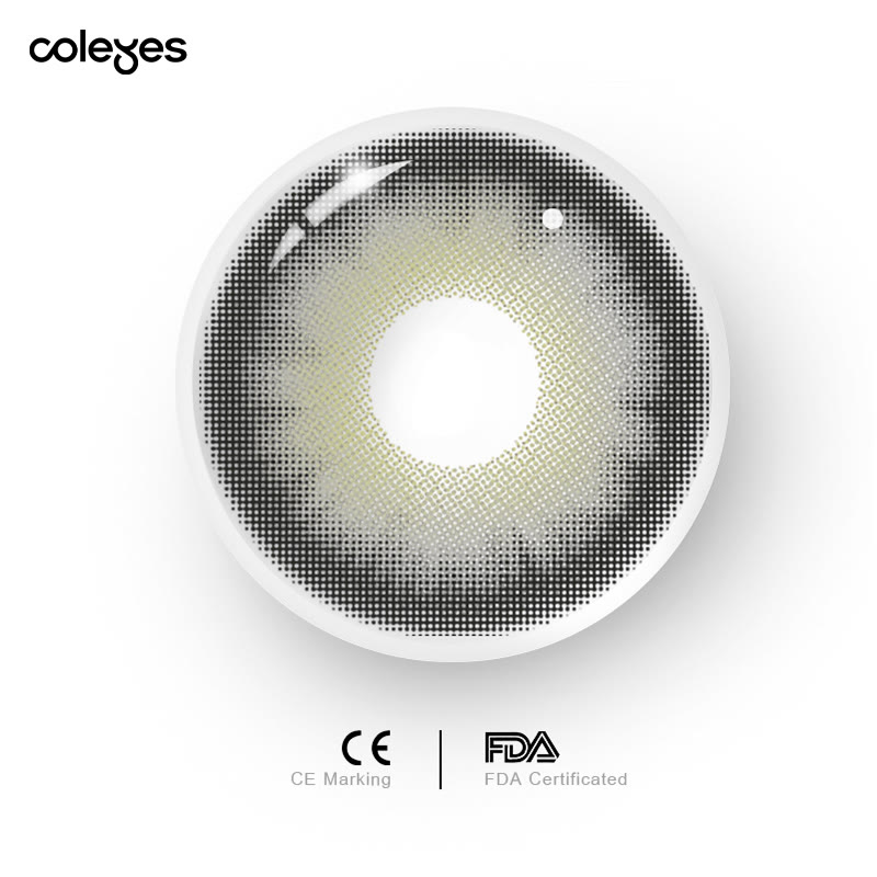 Coleyes Utopia Grey Yearly Prescription Colored Contacts - image 11