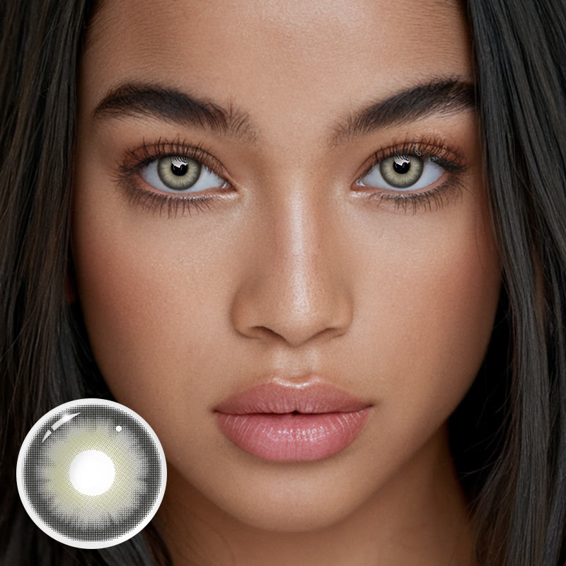 Coleyes Utopia Grey Yearly Prescription Colored Contacts - image 2