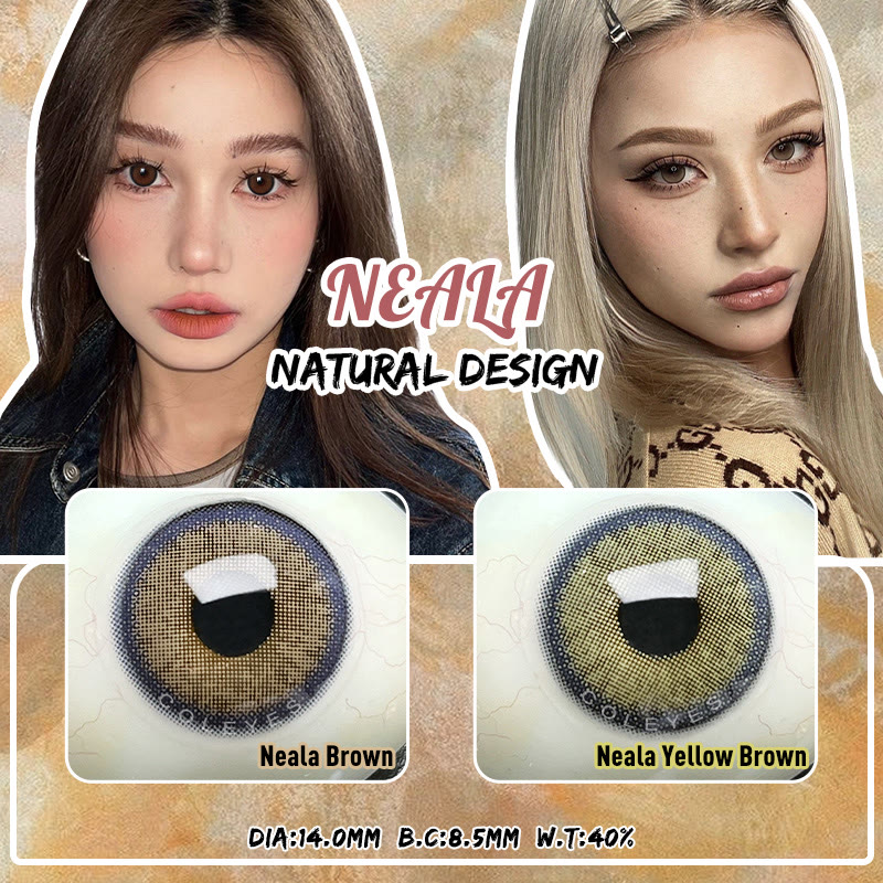 Coleyes Neala Brown Yearly Prescription Colored Contacts - image 13