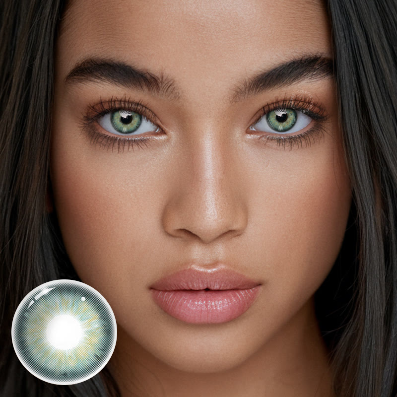 Coleyes Aegean Sea Ⅱ Green Yearly Prescription Colored Contacts - image 2