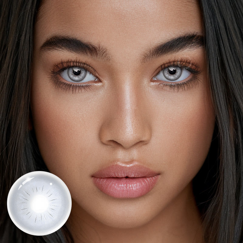Coleyes Velvet Grey Yearly Prescription Colored Contacts - image 2