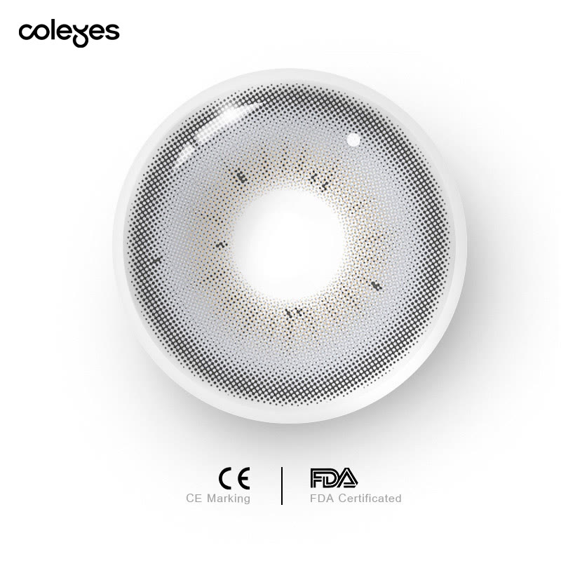 Coleyes Icy Grey Prescription Yearly Colored Contacts - image 12