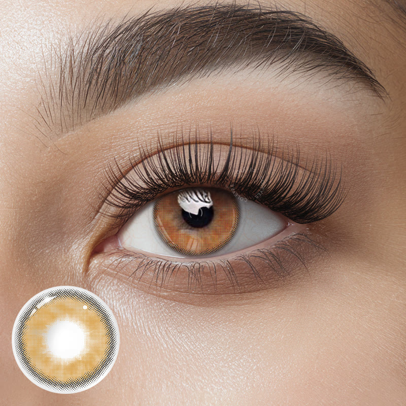 Coleyes Sorayama Brown Yearly Prescription Colored Contacts - image 1