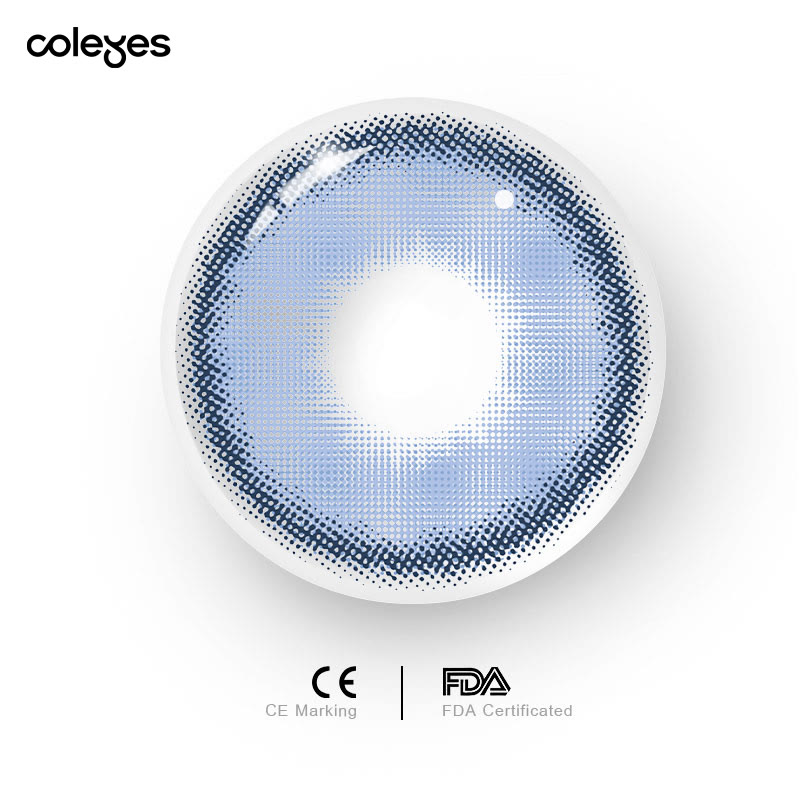 Coleyes Sorayama Blue Yearly Prescription Colored Contacts - image 7