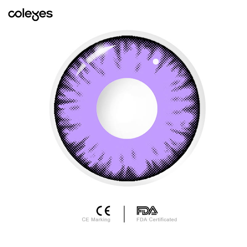 Coleyes Twilight DarkOrchid Prescription Yearly Cosplay Colored Contacts - image 8