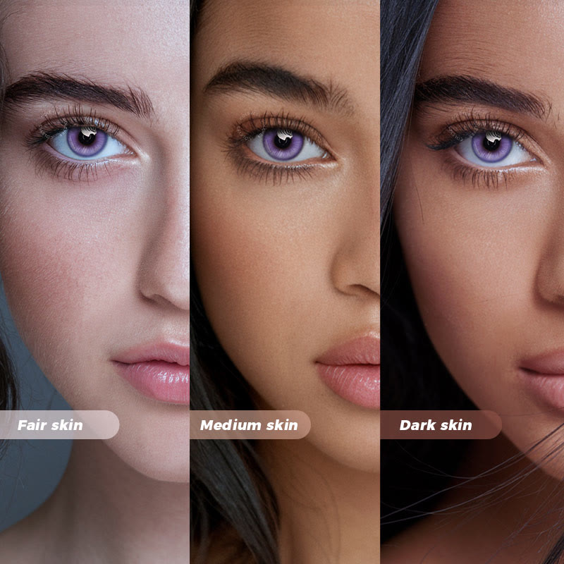 Coleyes Sassy Brilliant Violet Prescription Yearly Cosplay Colored Contacts - image 3