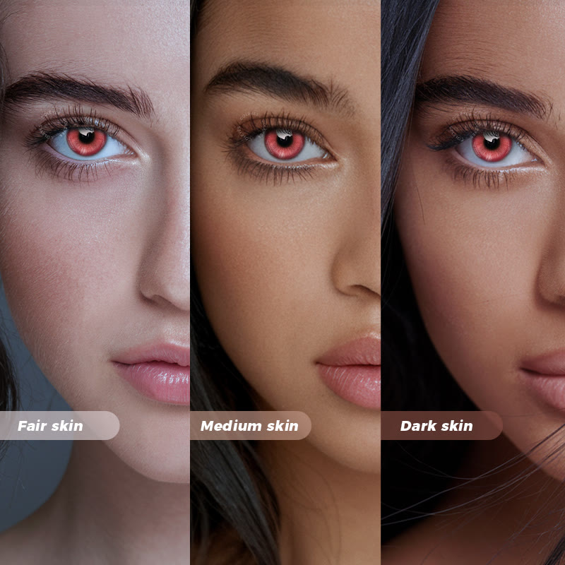 Coleyes Sassy Red Prescription Yearly Cosplay Colored Contacts - image 3