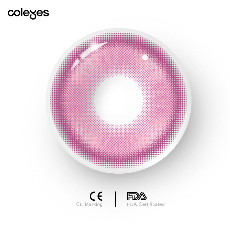 Coleyes Sassy Rose Red Prescription Yearly Cosplay Colored Contacts - image 8