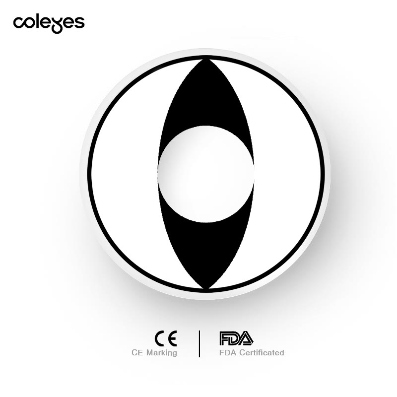 Coleyes Cat Eye White Yearly Cosplay  Prescription Colored Contacts - image 6