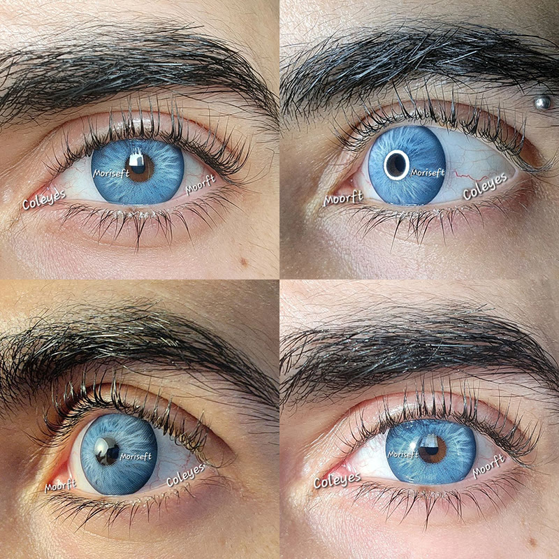 Coleyes Echo Blue Yearly Prescription Colored Contacts - image 4