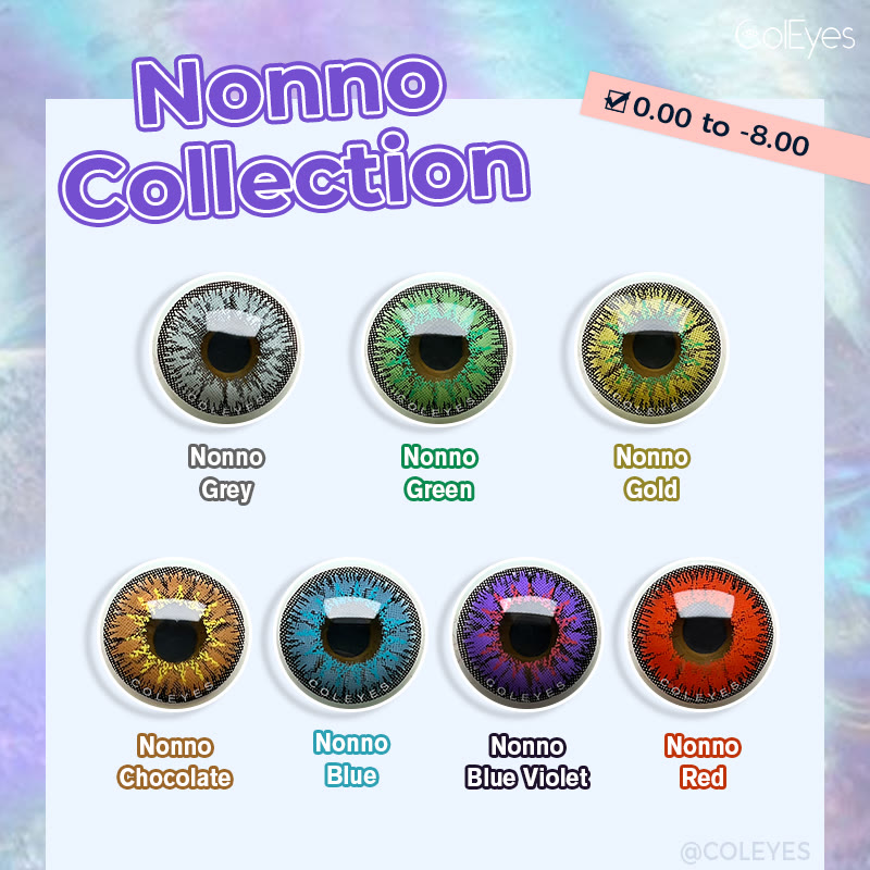 Coleyes Nonno Red Vampire Prescription Yearly Cosplay Colored Contacts - image 10