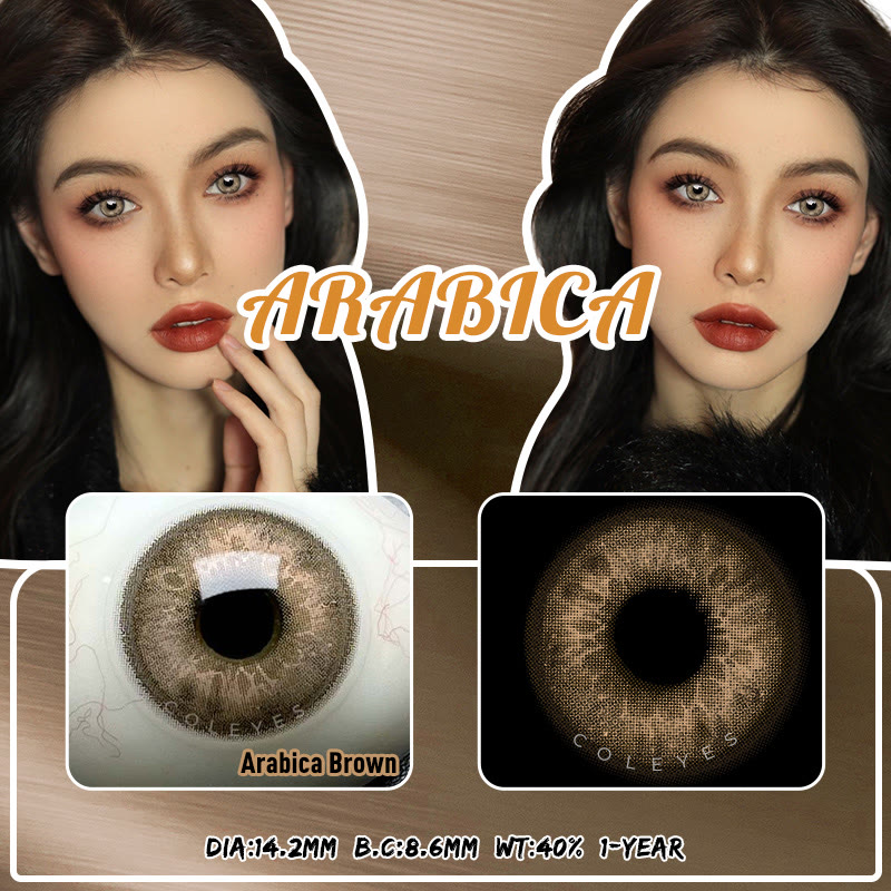 Coleyes Arabica Brown Yearly Colored Contacts - image 8