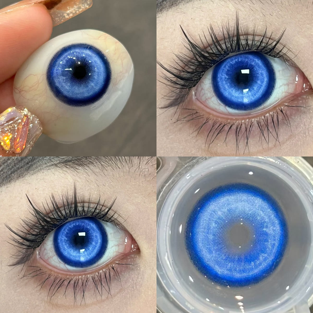 Coleyes Cosmic Brilliant Blue Prescription Cosplay Colored Contacts | 1 Day-10pcs - image 6